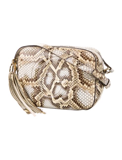 gucci python crossbody